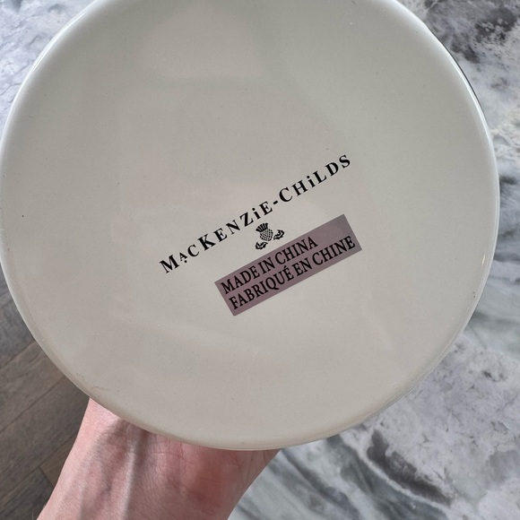MacKenzie-Childs Emerald Check Canister medium - Picture 2 of 5